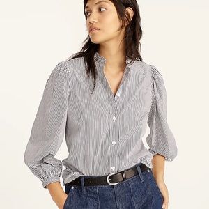 Brand new w/o tags JCrew puffed sleeves blouse